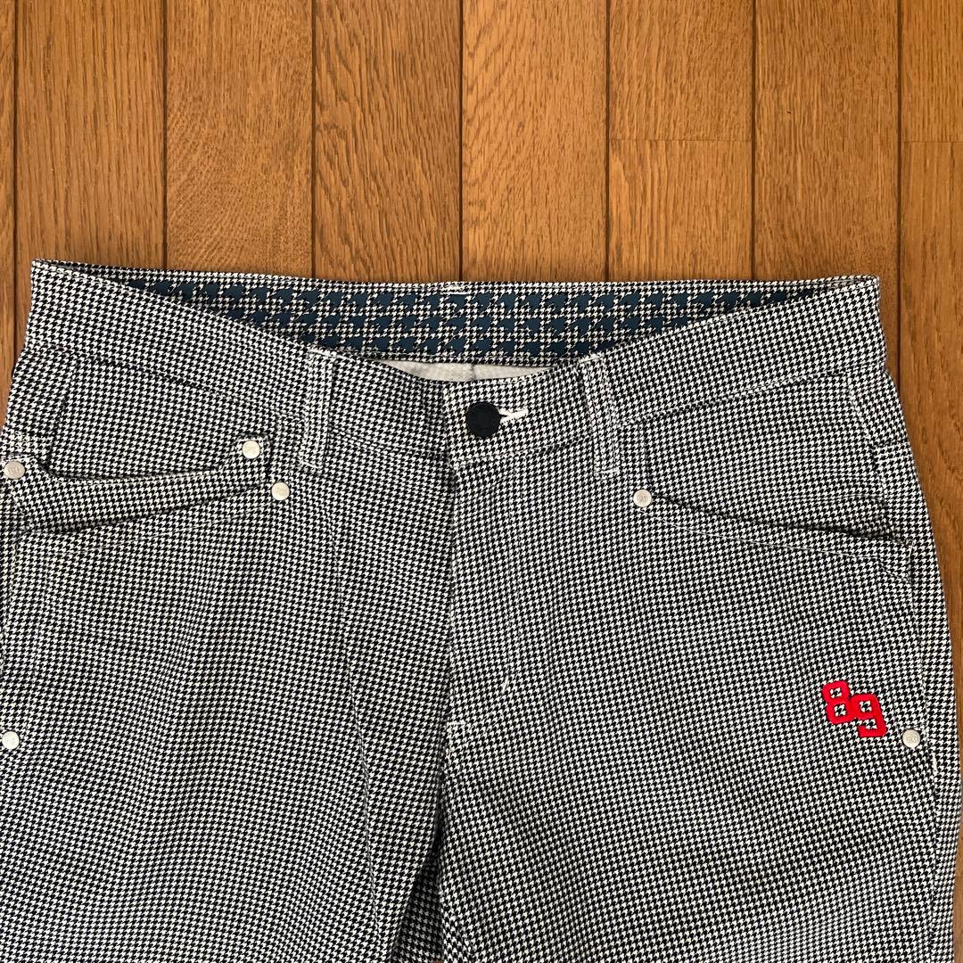 ゴルフ用チェック柄パンツ