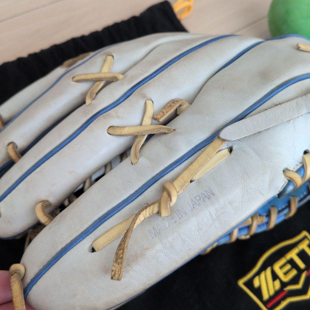 ZETT 軟式用グラブ 外野手用 プロステイタス ベイスターズ 金城モデル