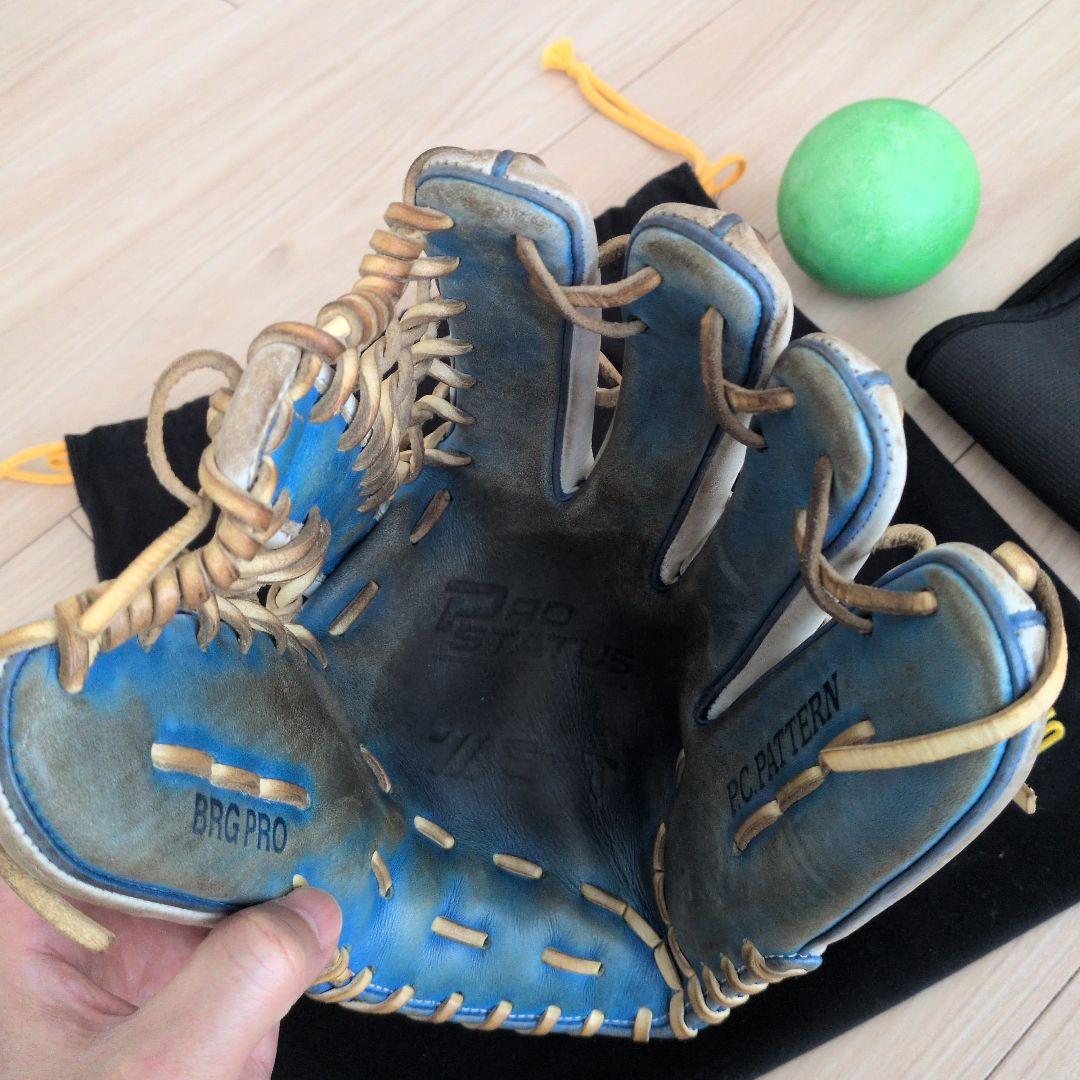 ZETT 軟式用グラブ 外野手用 プロステイタス ベイスターズ 金城モデル