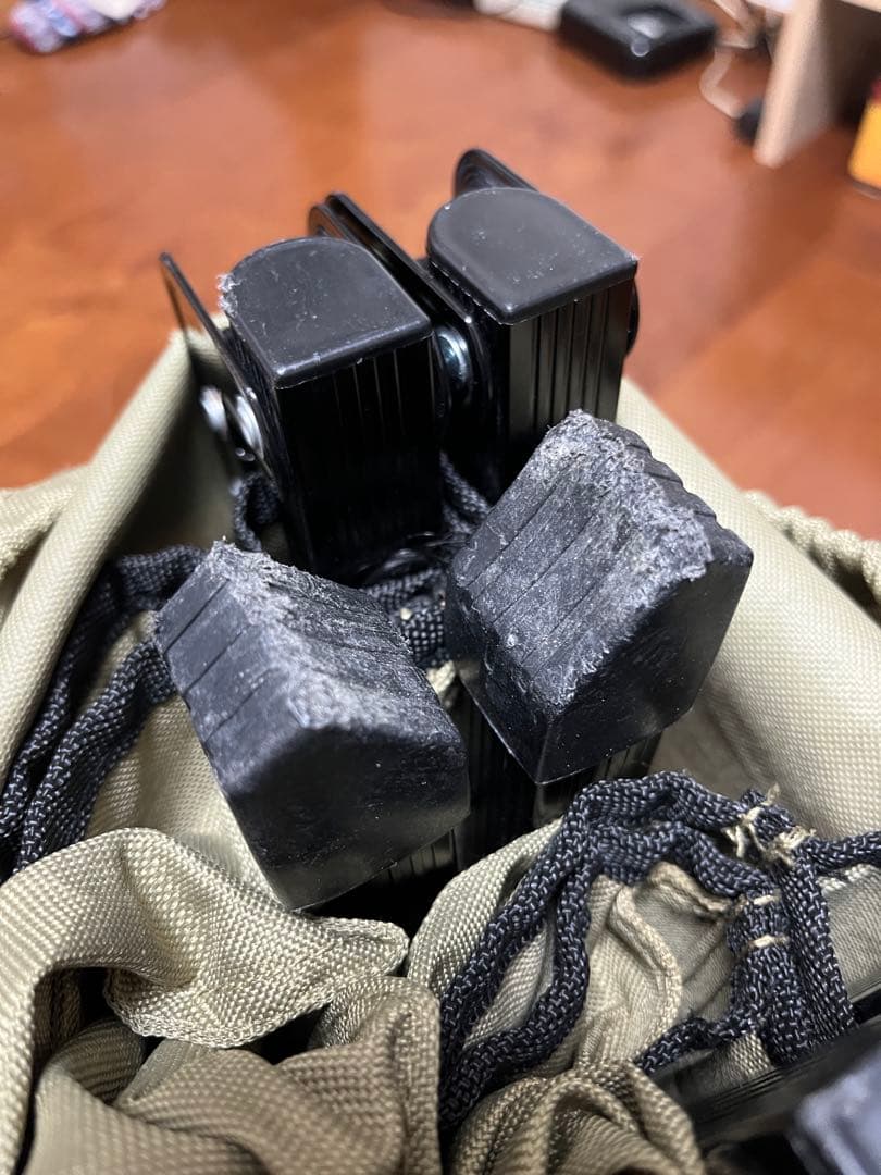 【希少】DOD 座面ロゴ入り アウトドア ストレージベンチ カーキ