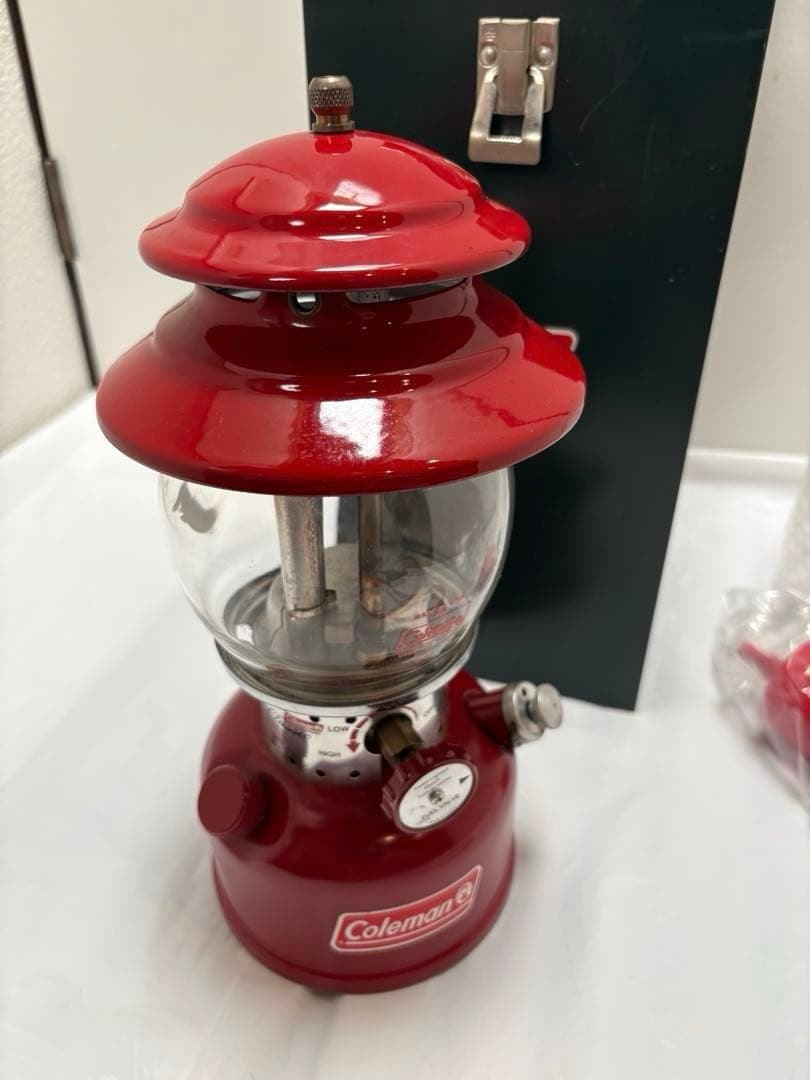 Coleman ガソリンランタン 200B703J スチールケース付き 93年製
