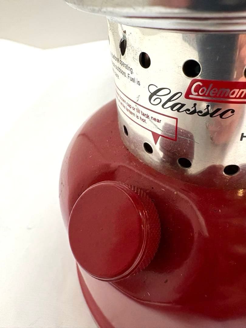 Coleman ガソリンランタン 200B703J スチールケース付き 93年製