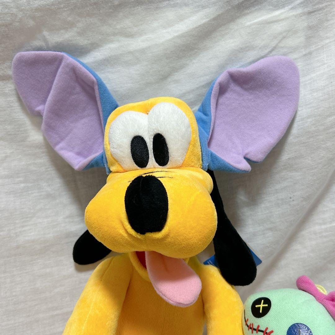 希少　ディズニー プルート ぬいぐるみ スティッチ　スクランプ　平成レトロ
