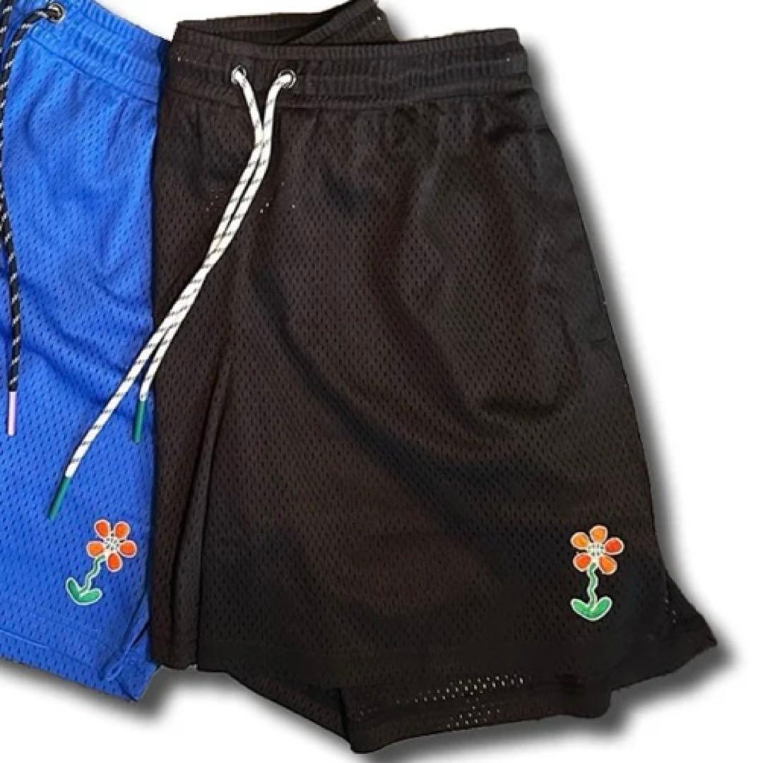 coast2coast Basic Mesh Shorts Black バスパン