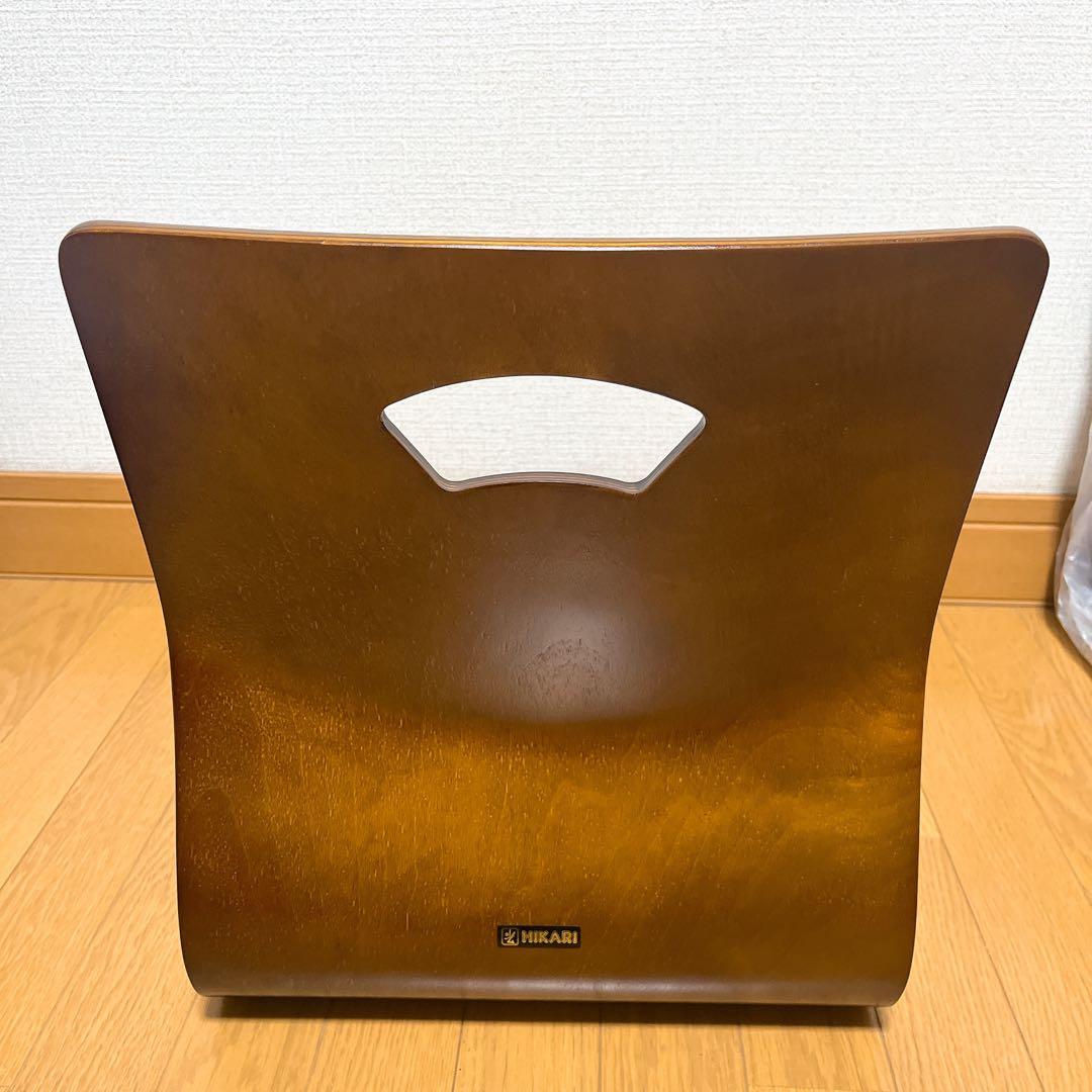 新品未使用 光製作所 HIKARI 座椅子 8脚セット 木製 曲木 和家具