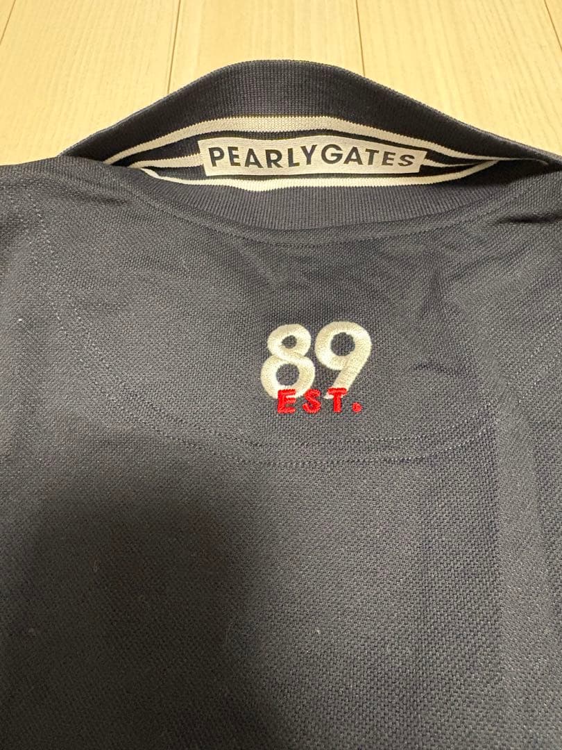 PEARLY GATES ネイビー ゴルフ ポロシャツ