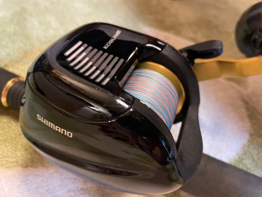 KOBUNE SHIMANO 黒リール マルチカラーライン