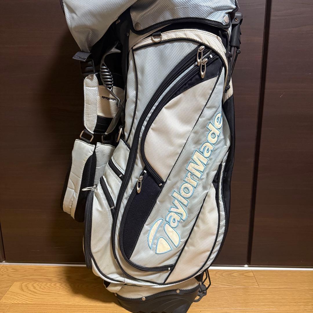 TaylorMade キャディバッグ ゴルフバッグ スタンド式 グレー