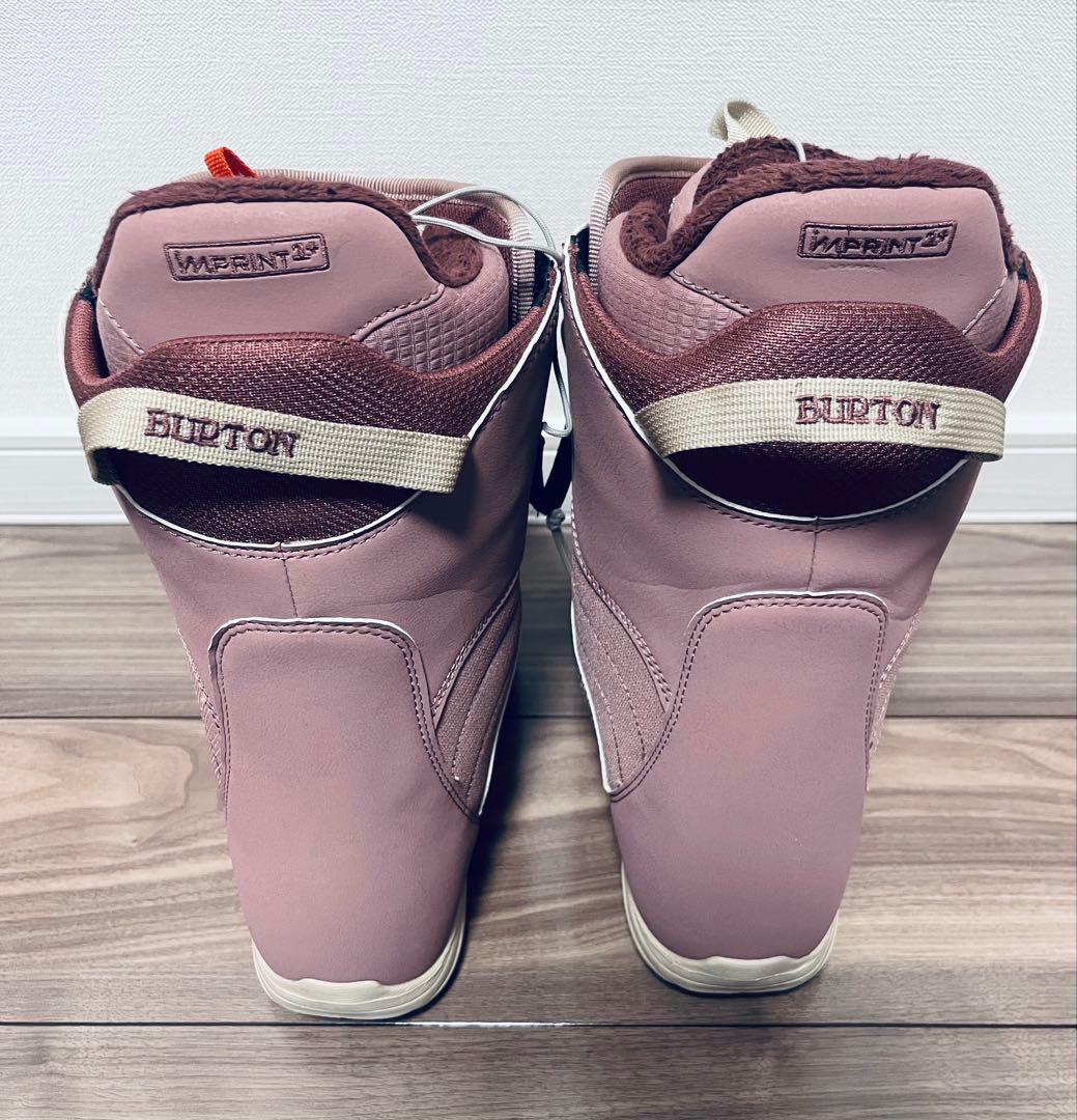 BURTON MINT女性用　スノーボードブーツ ピンク　24cm 【美品】
