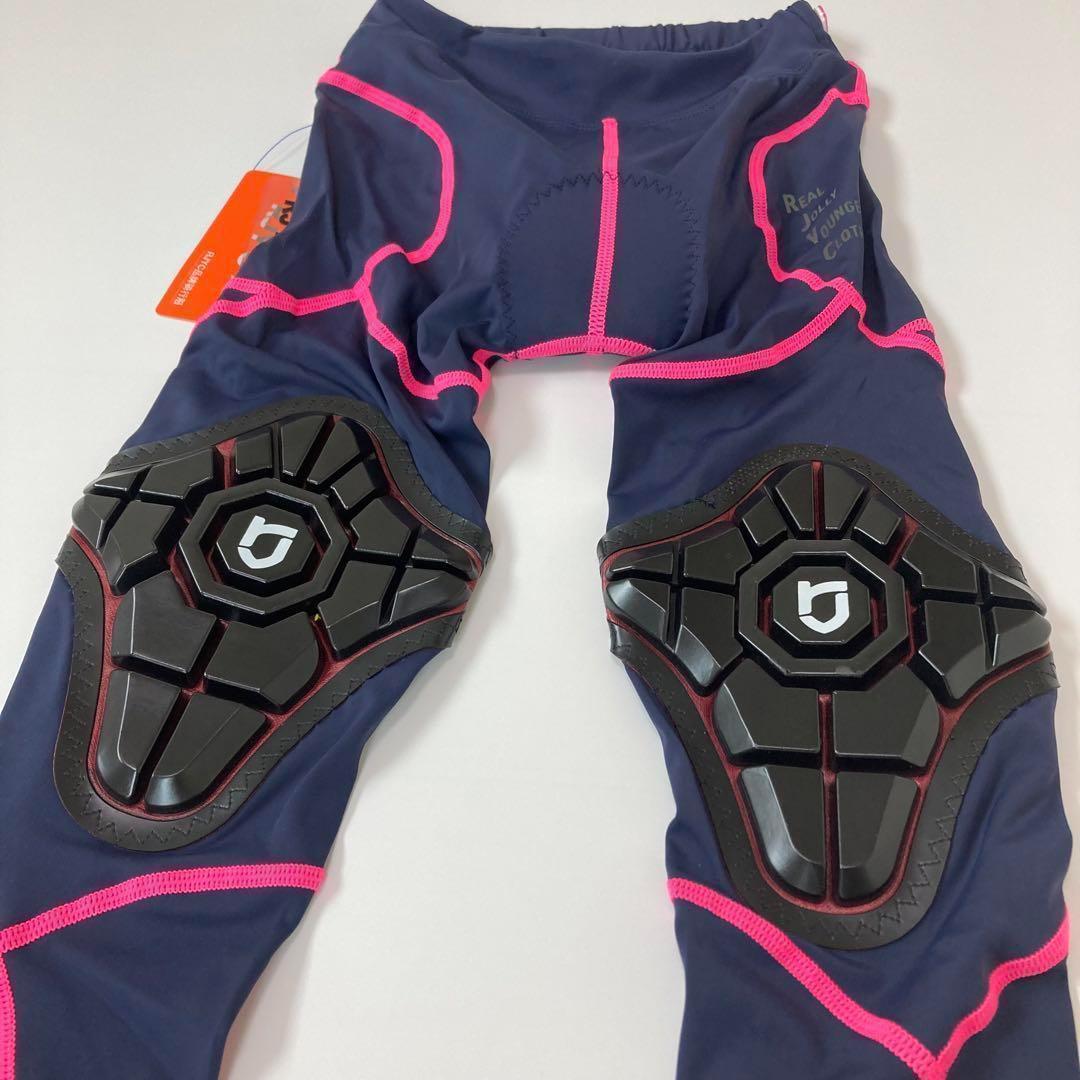 サイクルパンツ キッズパンツ ラインピンク ランバイク ストライダー Sサイズ