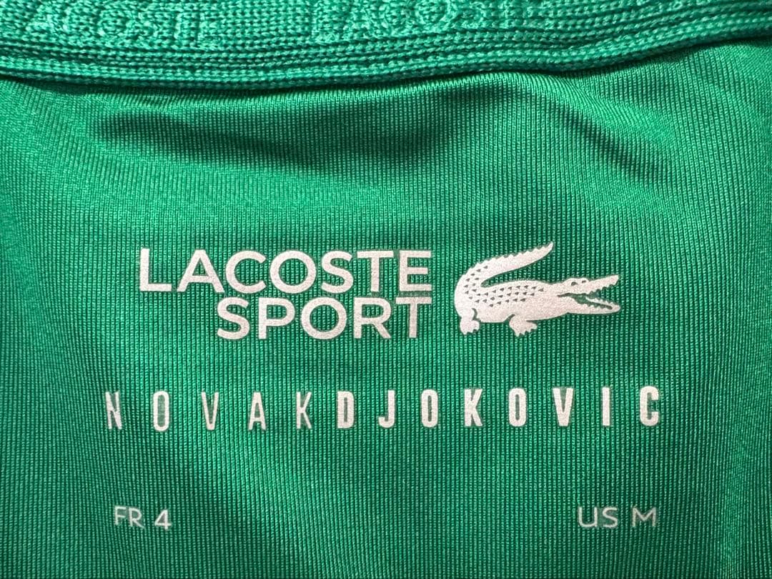 【ジョコビッチ着用モデル】LACOSTE ポロシャツ (US)Mサイズ