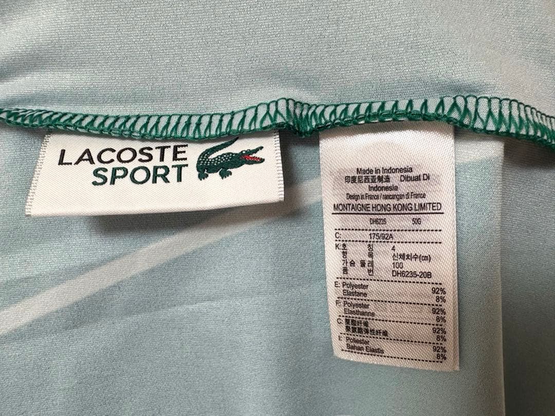 【ジョコビッチ着用モデル】LACOSTE ポロシャツ (US)Mサイズ
