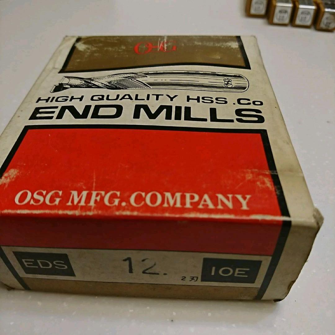 OSG EDS ф12 (２枚刃) ５本 エンドミル