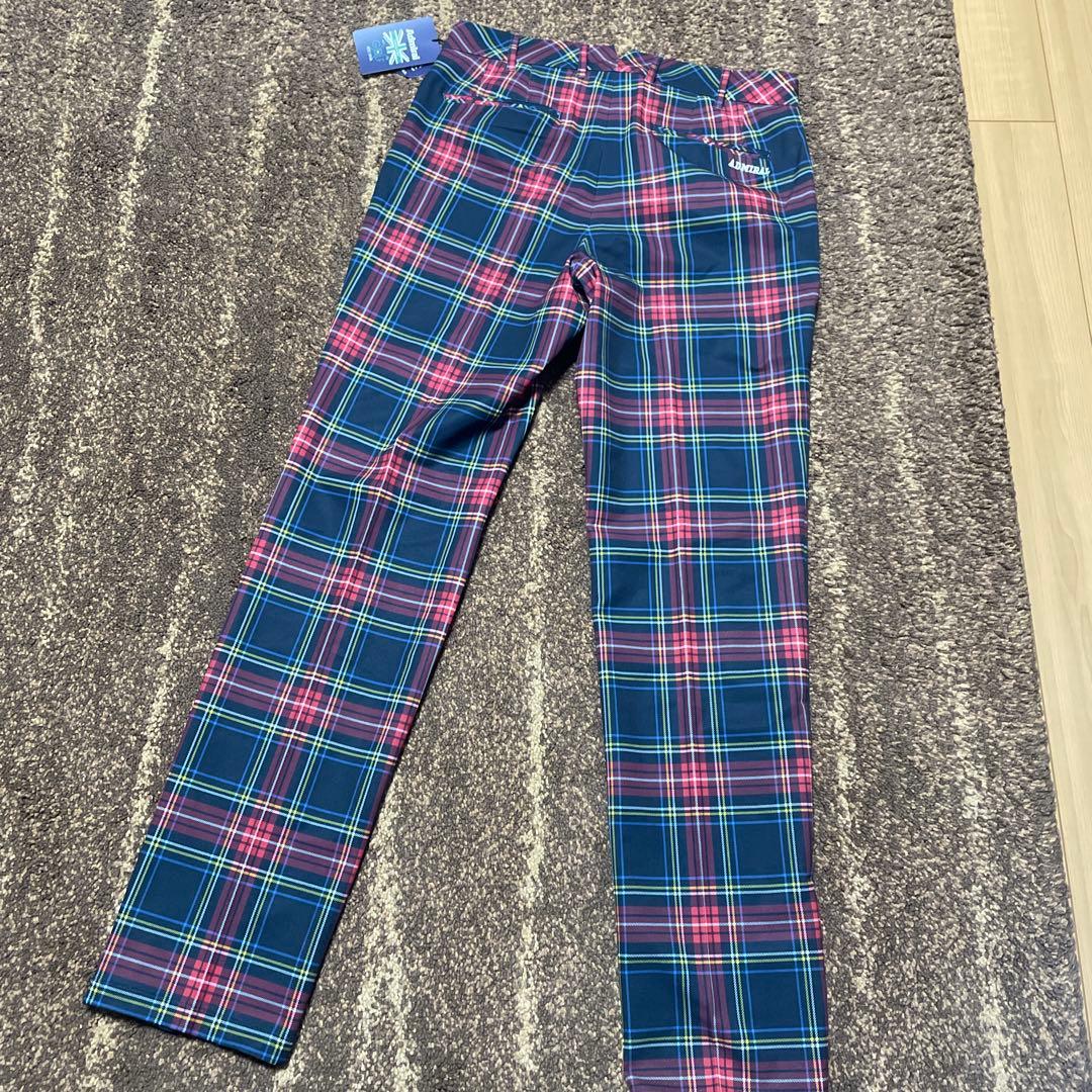 新品未使用タグ付ADMIRAL GOLF メンズ パンツ チェック柄 M