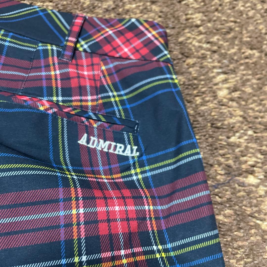 新品未使用タグ付ADMIRAL GOLF メンズ パンツ チェック柄 M
