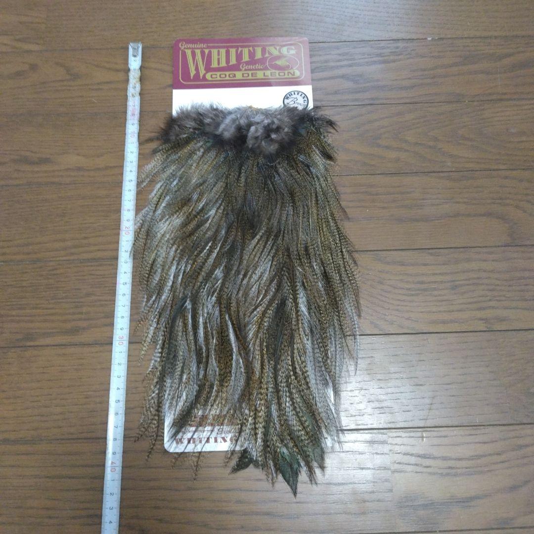 未使用　ホワイティング　コックデレオン ブロンズグレード　フライマテリアル