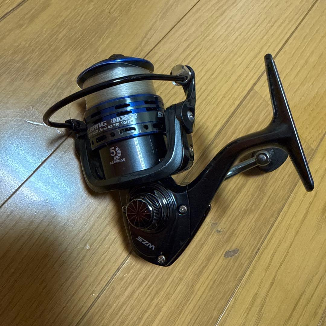 SZM バスロッド スピニングリール タックルセット