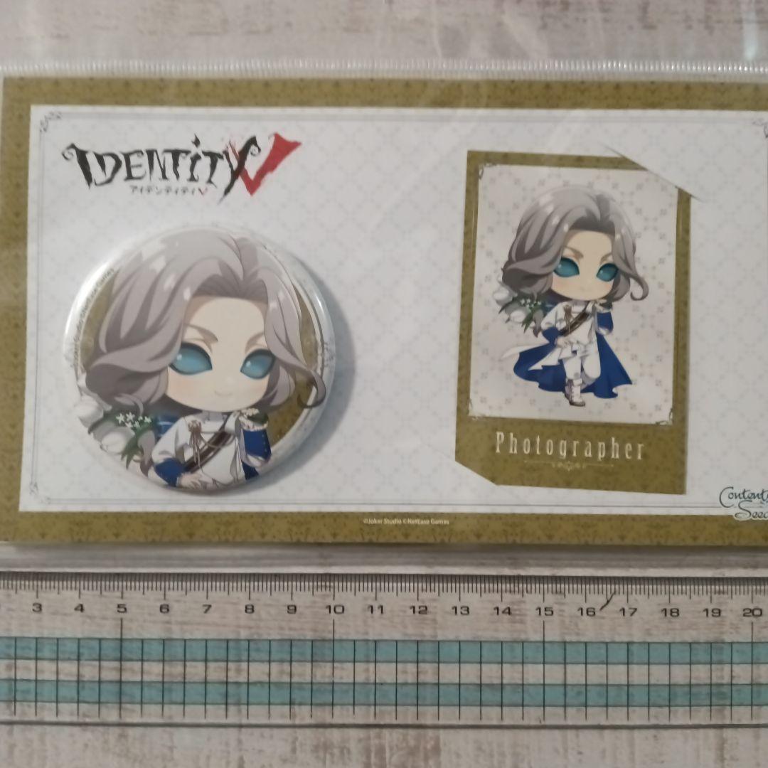 第五人格 ザキャラカフェ 写真家 缶バッジ&チェキ風カード デカブロマイド