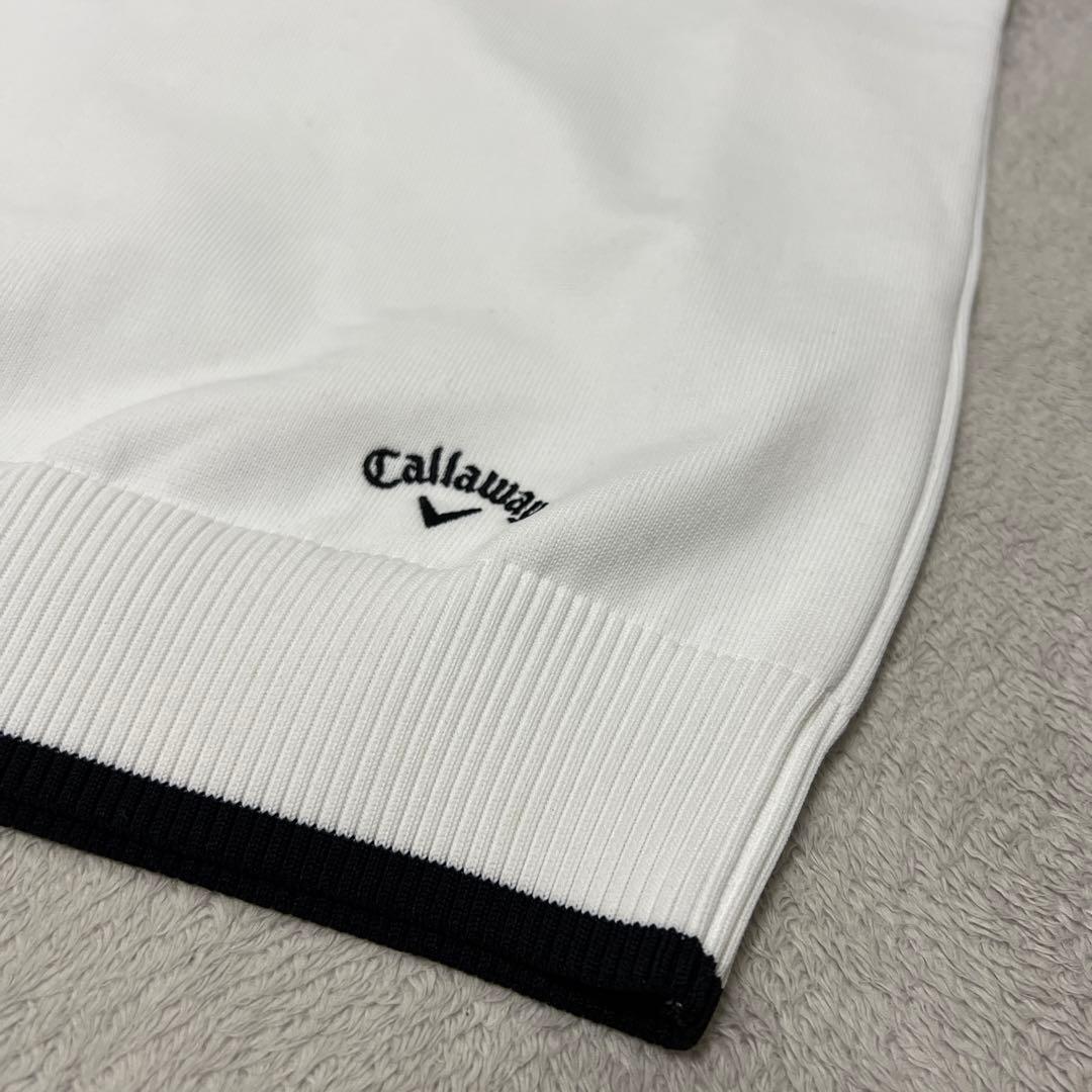 Callaway ピンタックロゴニットベスト