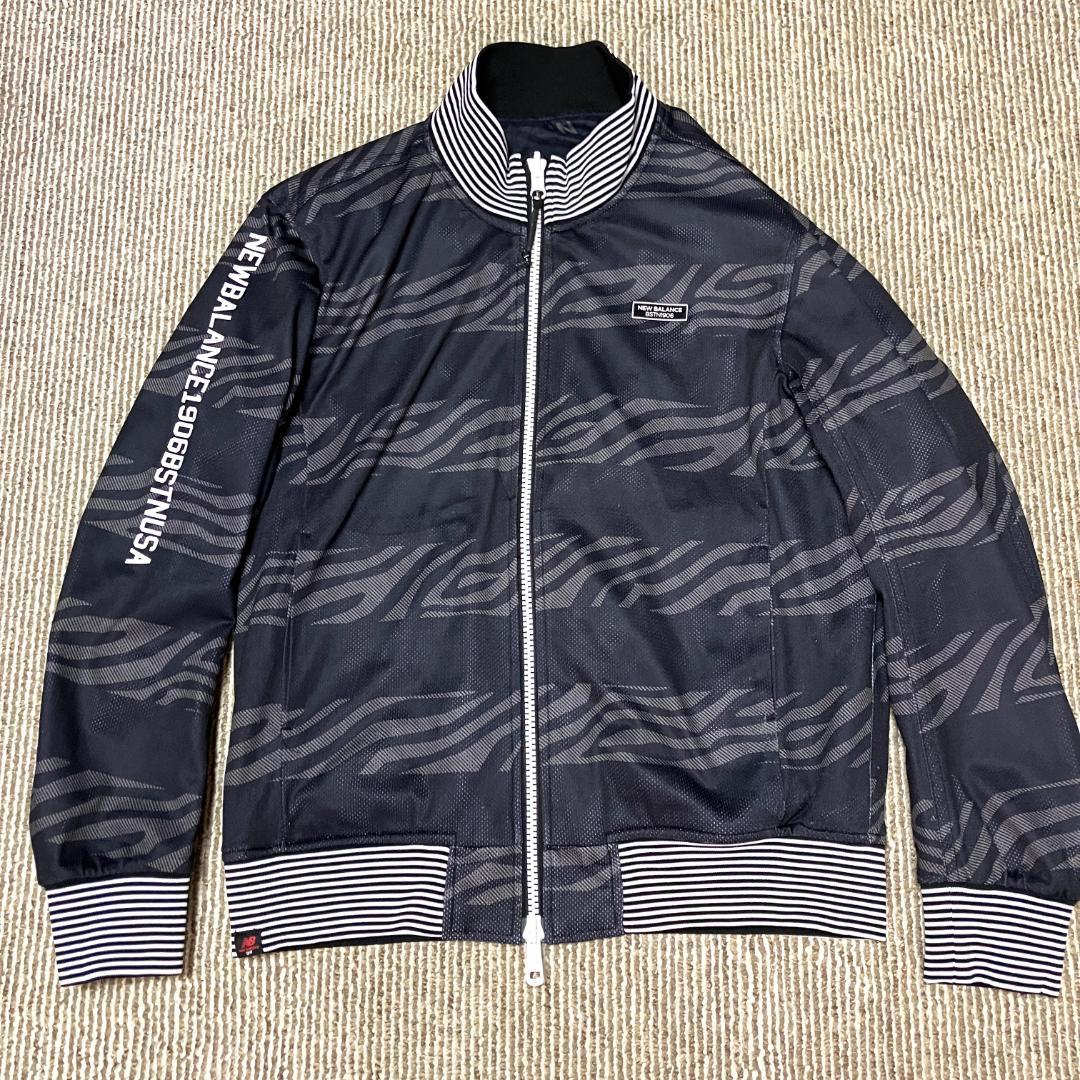 【フォロー割】 美品 ニューバランスゴルフ リバーシブルジャケット 5 総柄
