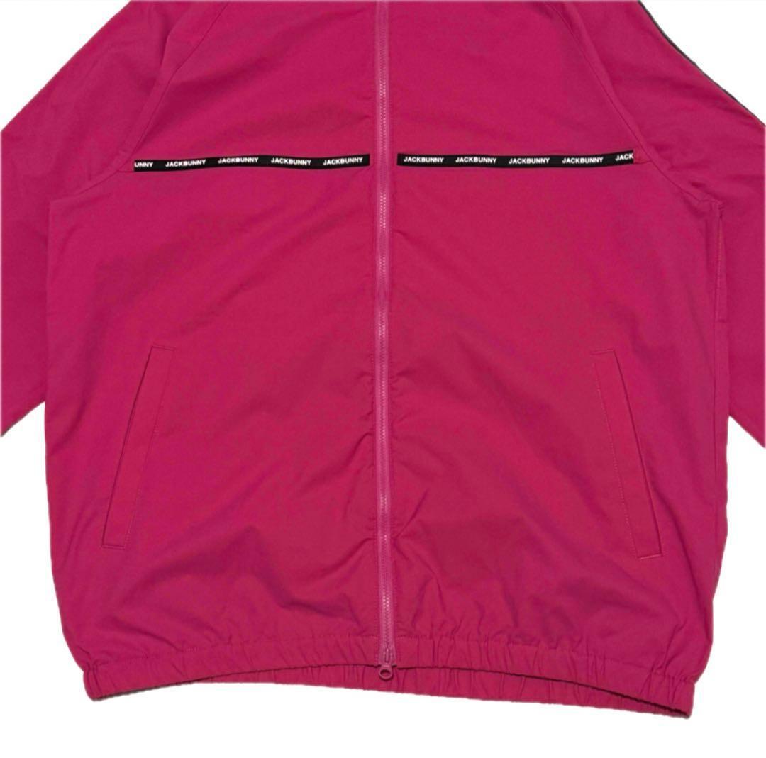 美品 ジャックバニー 24年モデル ピンク ジャケット 軽量 撥水 フード付き