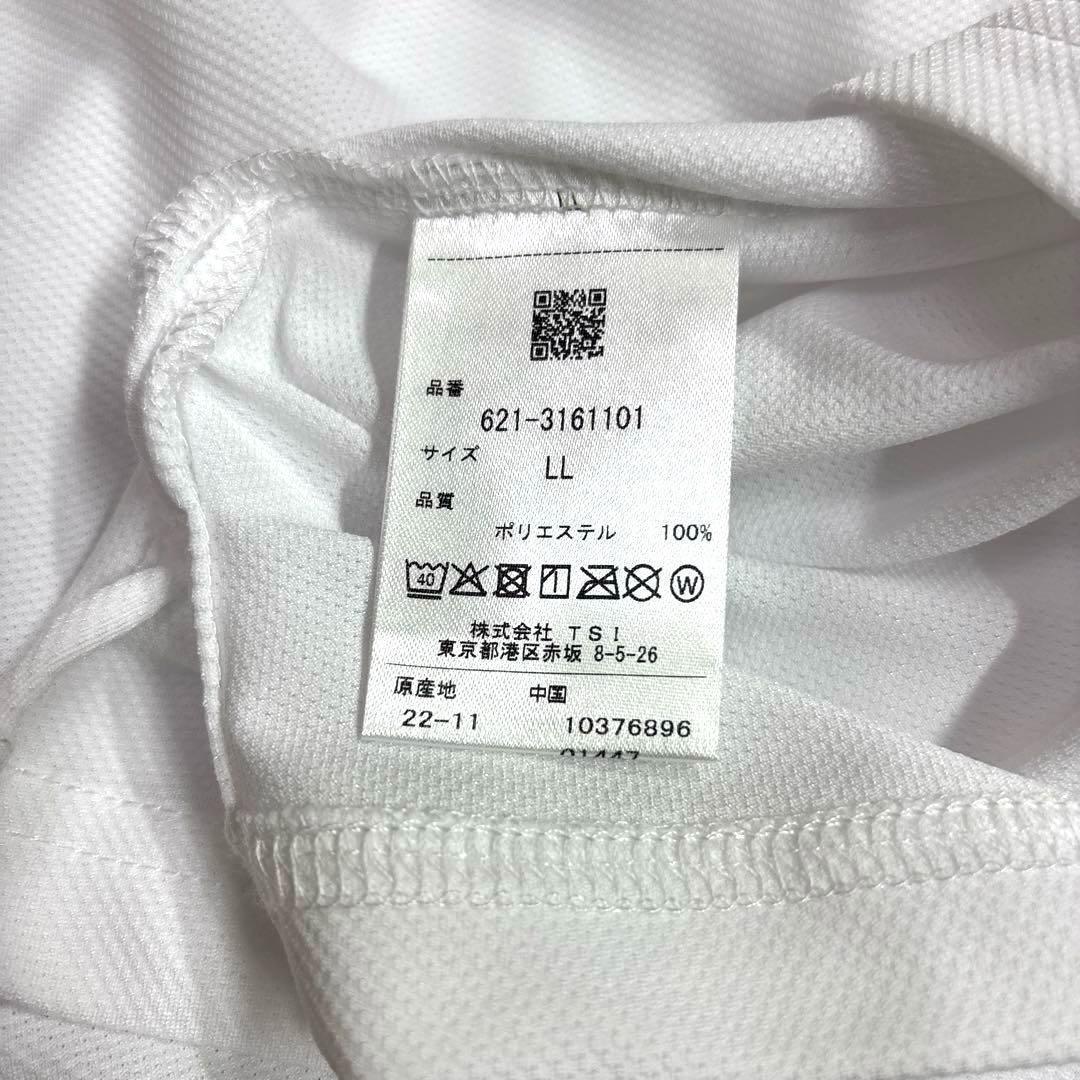未使用品❗️PING メンズ　LL 長袖ポロシャツ　ボタンダウン　ホワイト