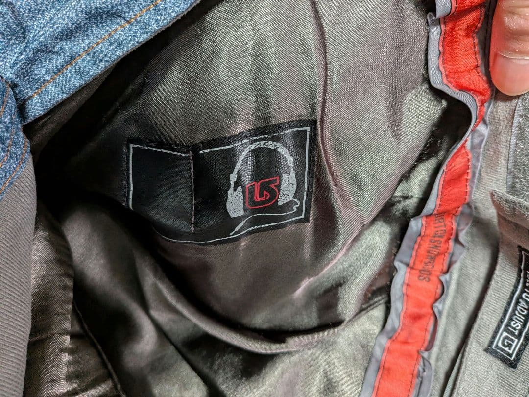 Burtonバートン デニムダメージプリントパンツ メンズUSサイズM 洗濯済