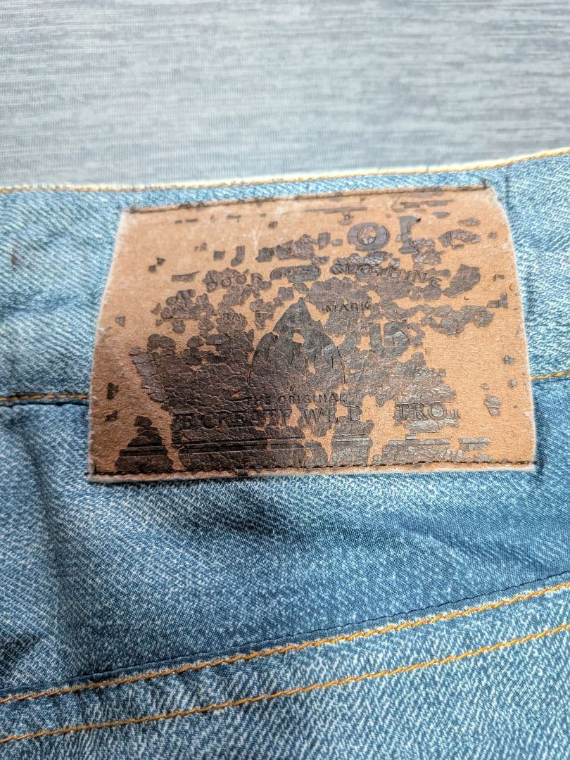 Burtonバートン デニムダメージプリントパンツ メンズUSサイズM 洗濯済