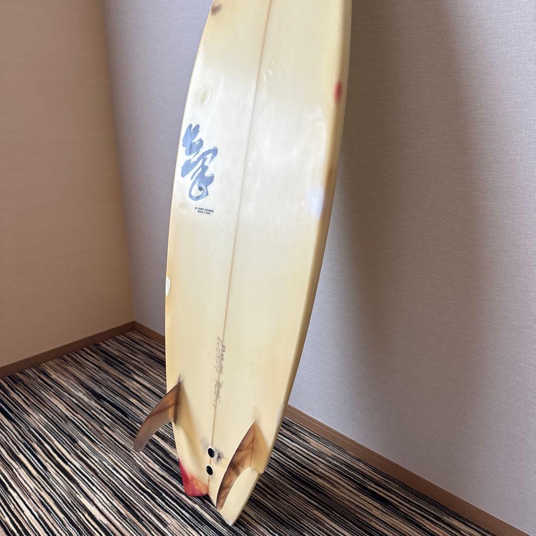 気サーフボードtwin+1(リペア済み)