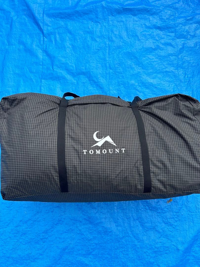 【美品】TOMOUNT 2ルームテント トンネルテント ブラック