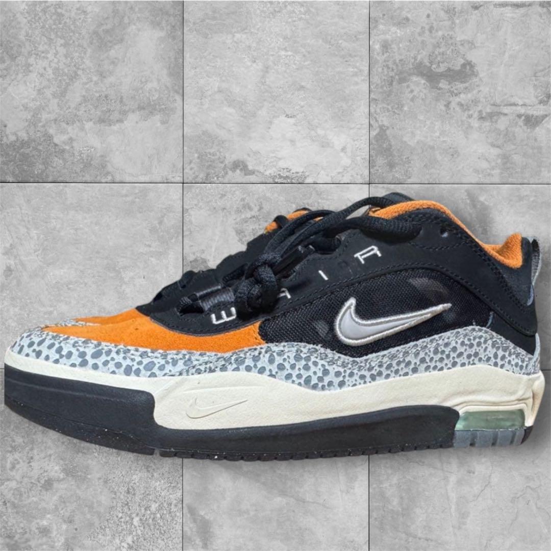 Nike Ishod スケートボードシューズ オレンジ/ブラック　Safari