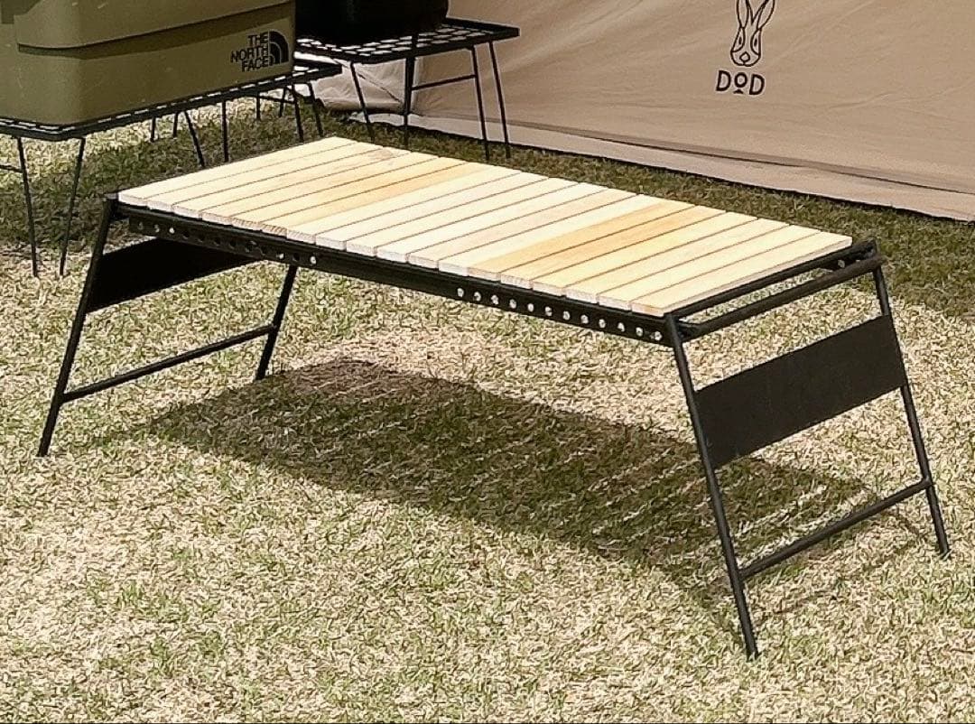 アウトドアテーブル アイアンテーブル二脚セット