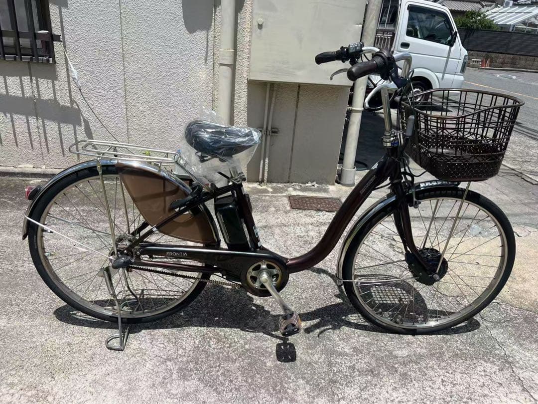 338 ブリジストン 電動アシスト自転車 26インチ 充電器付き