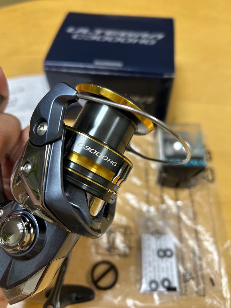 21 アルテグラ　C3000 HG 美品 ゴメクサス35ミリ　ハンドルノブ付き