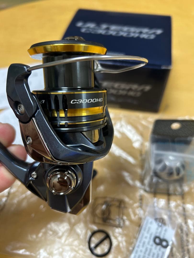 21 アルテグラ　C3000 HG 美品 ゴメクサス35ミリ　ハンドルノブ付き