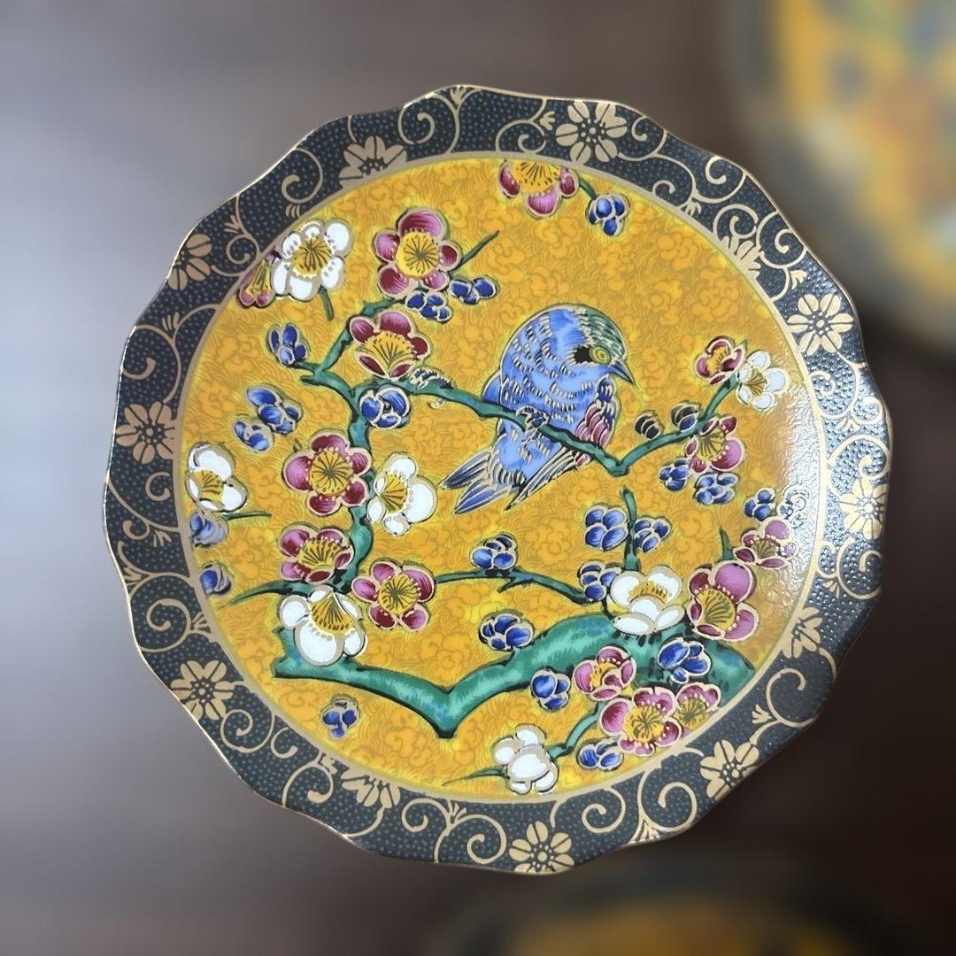 九谷焼　新品　吉田屋　小皿　5枚
