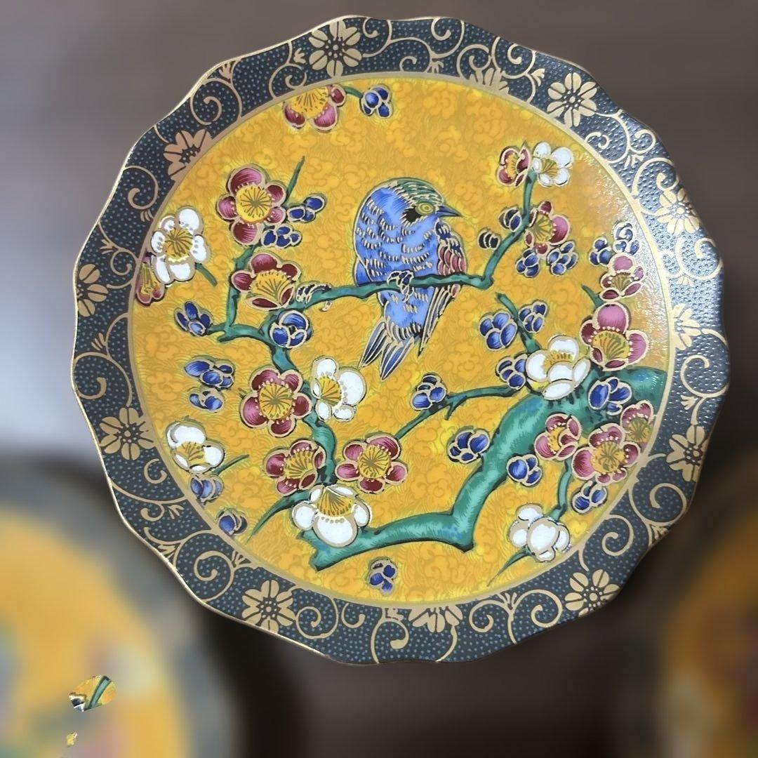 九谷焼　新品　吉田屋　小皿　5枚