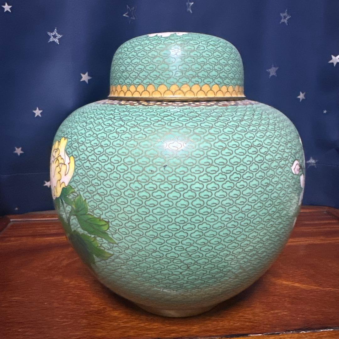 置物　壺　七宝焼　七宝壺　美術品