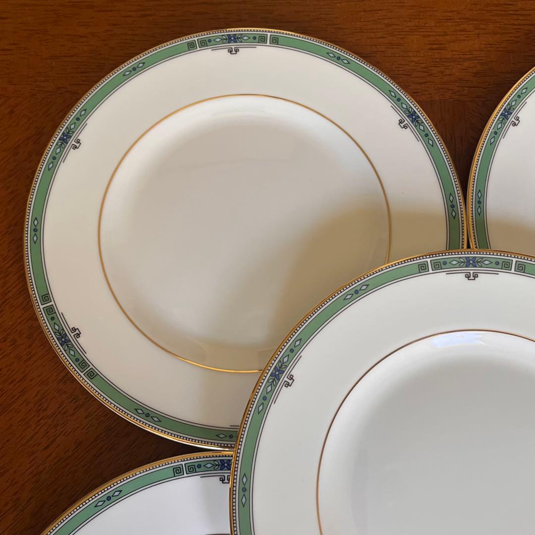 【黒壺美品】英国製　ウェッジウッド★JADE★ケーキ皿5枚