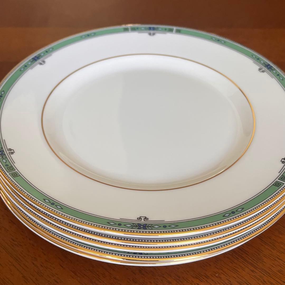 【黒壺美品】英国製　ウェッジウッド★JADE★ケーキ皿5枚