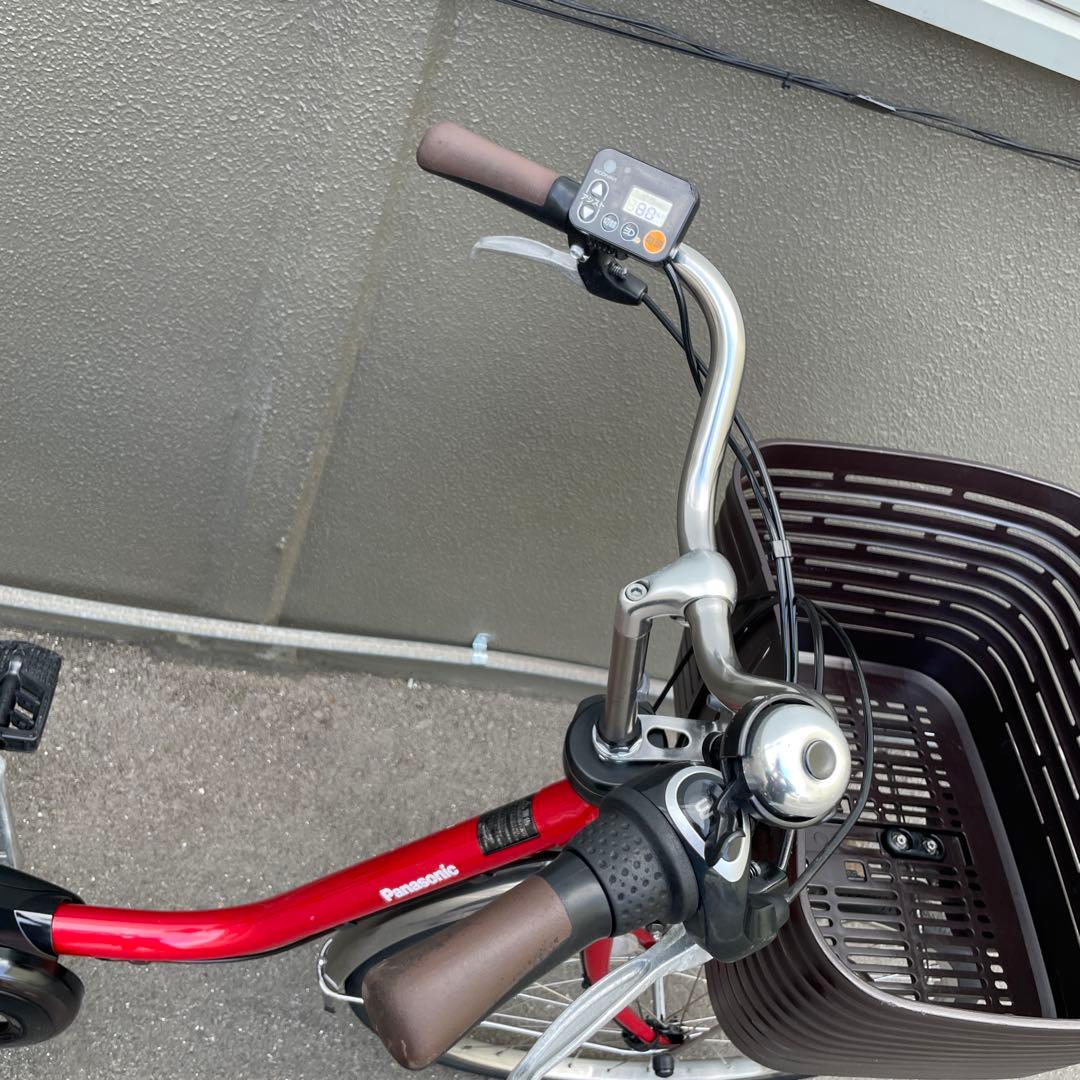パナソニック電動アシスト自転車26インチ 16Ah レッド