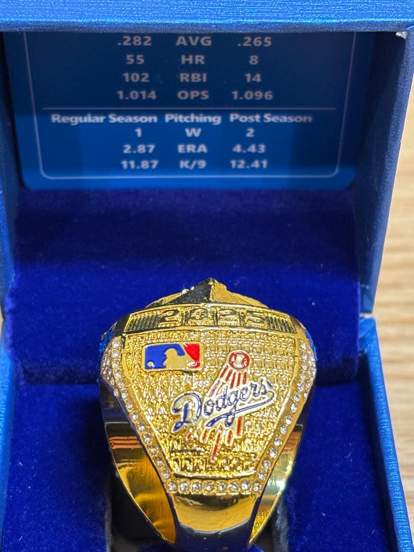 値下げ！⭐一点限定⭐ 大谷翔平 2025世界一リング 厳選3点特別構成セット