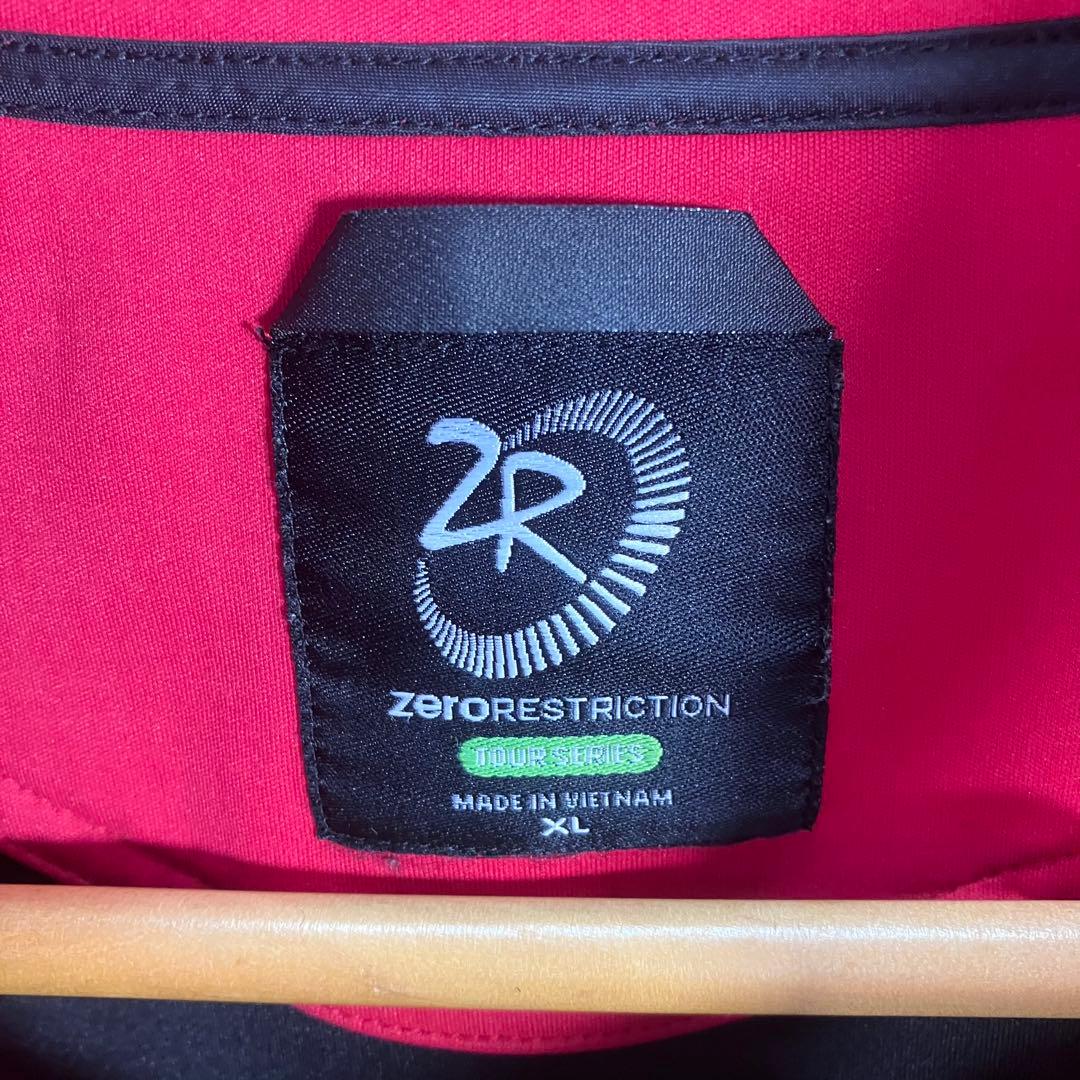 ZERO RESTRICTION シカゴブルズ ハーフジップ XL 赤黒 美品