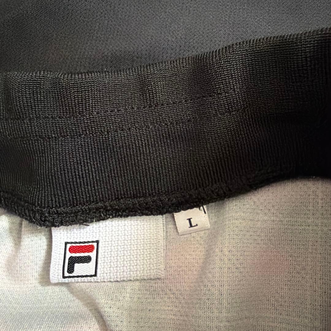FILA チェック柄スカート付き長袖トップス L