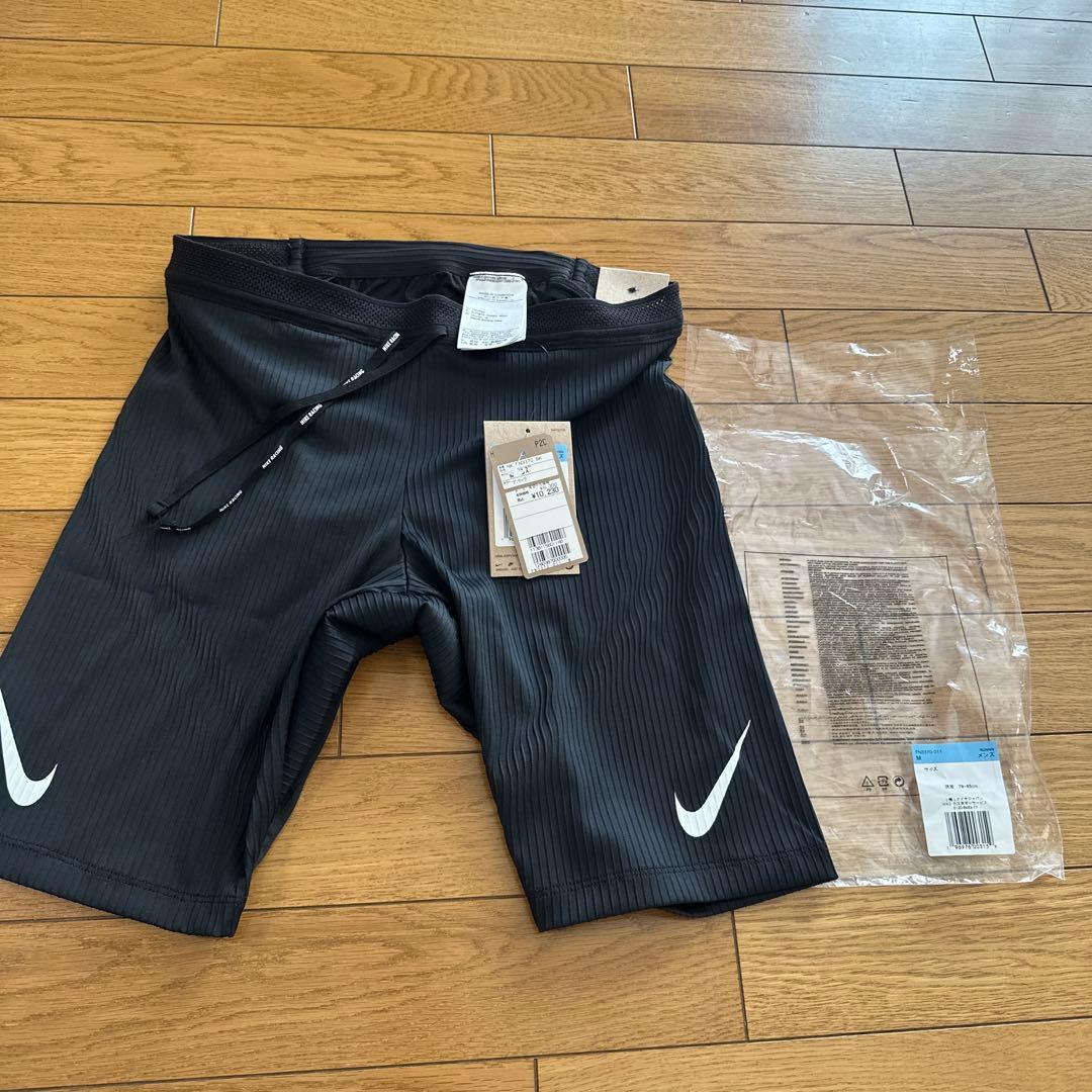 新品未使用　Nike エアロスイフト　ハーフタイツ　ブラックM ランニング　陸上