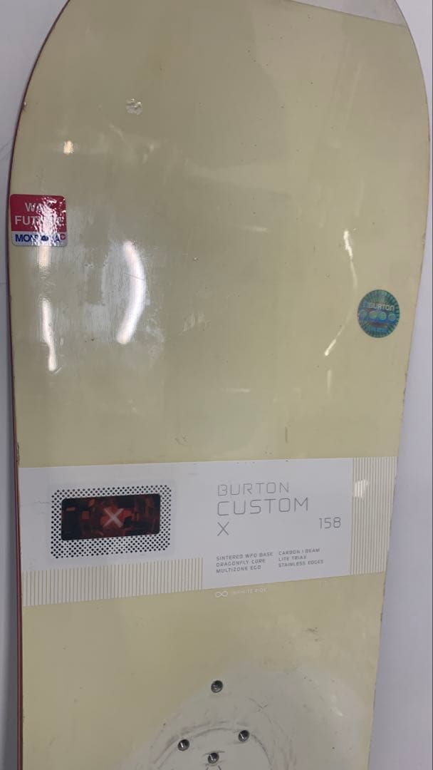 BURTON バートン スノーボード 板 158cm カスタムX