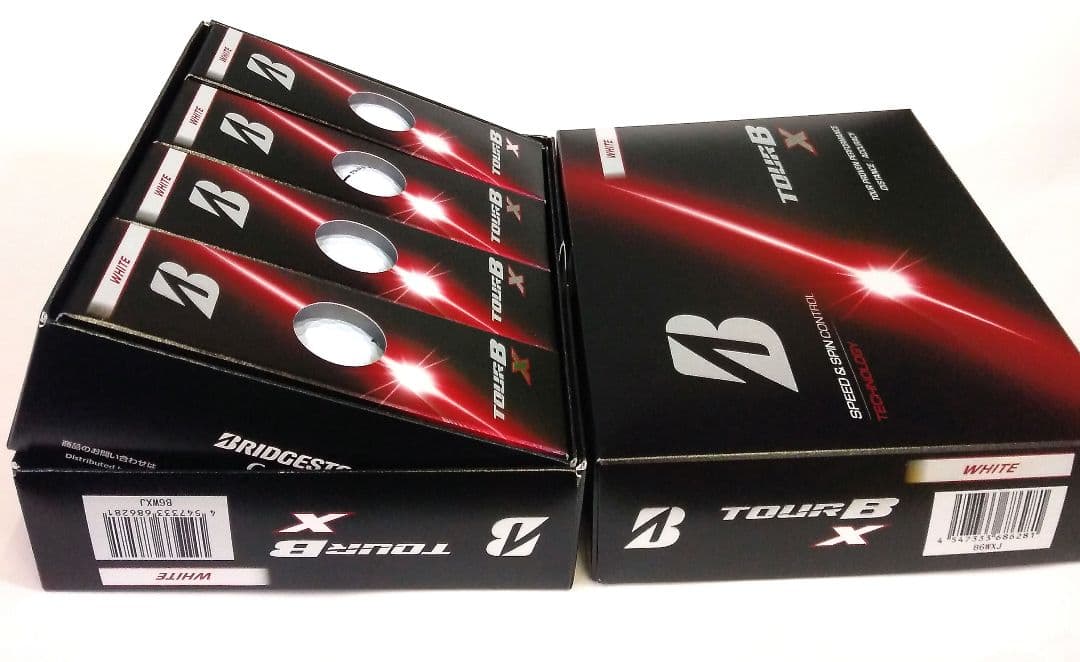 新品未使用　BSツアーBX　ホワイト 2ダース　№ 1.2.3.4.