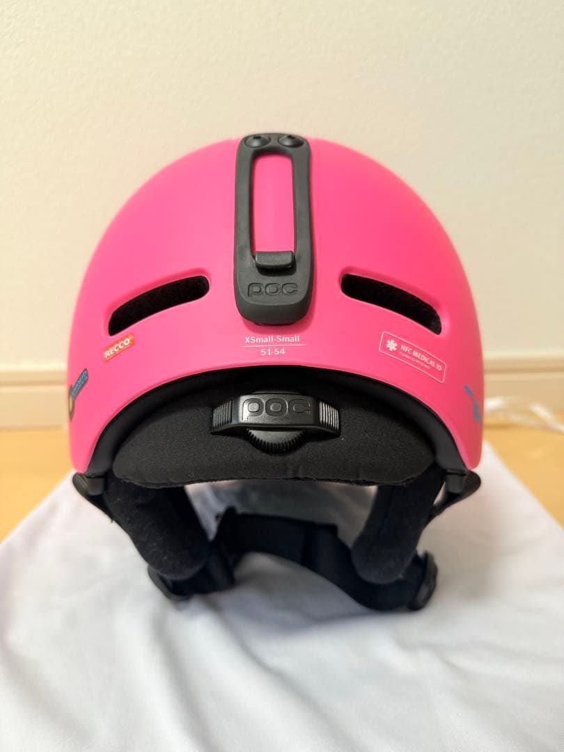 スキー・スノーボードアクセサリー POC POCITO FORNIX Fluorescent Pink MIPS