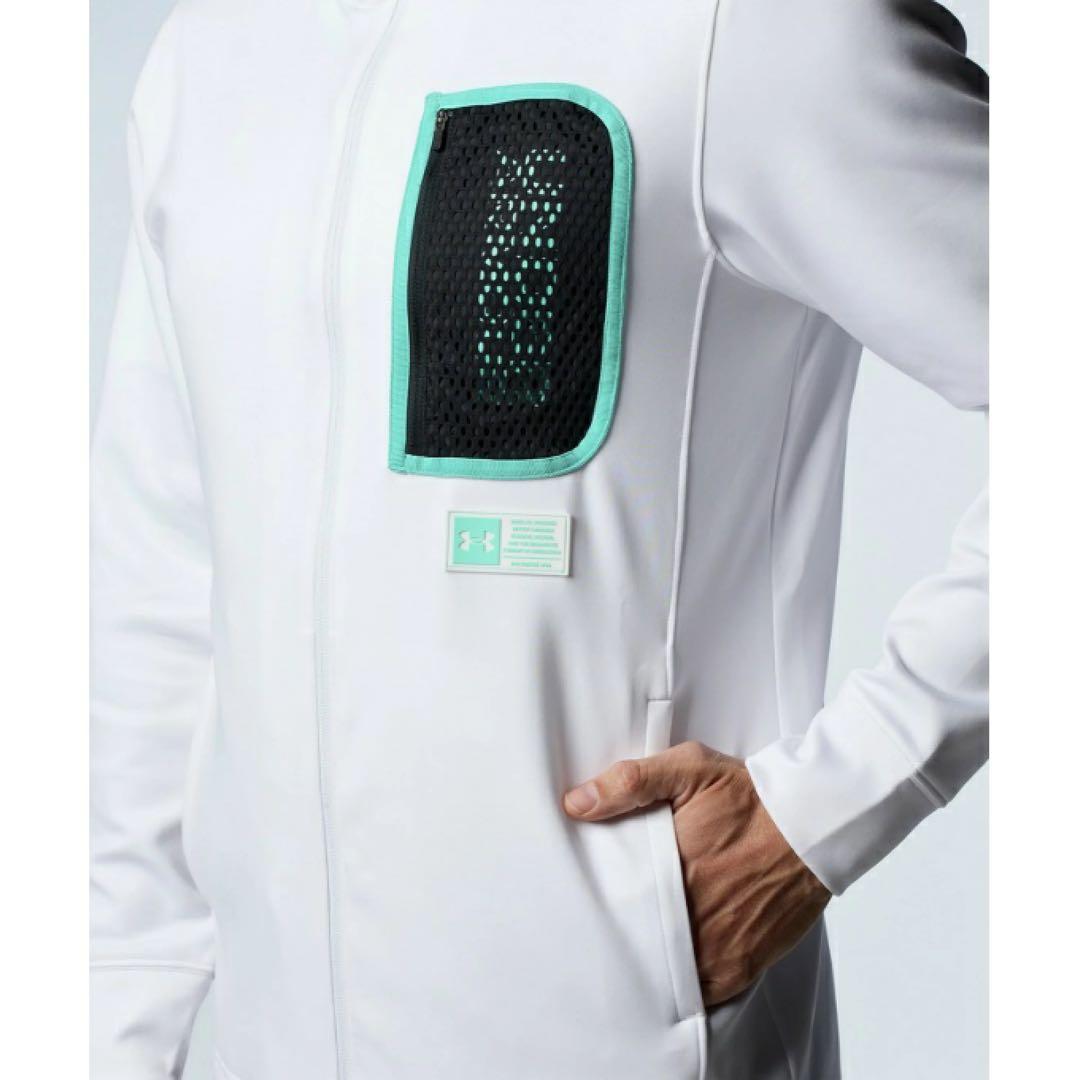 新品　スウェットフルジップ UAアーマースプリングニット フルジップ フーディー