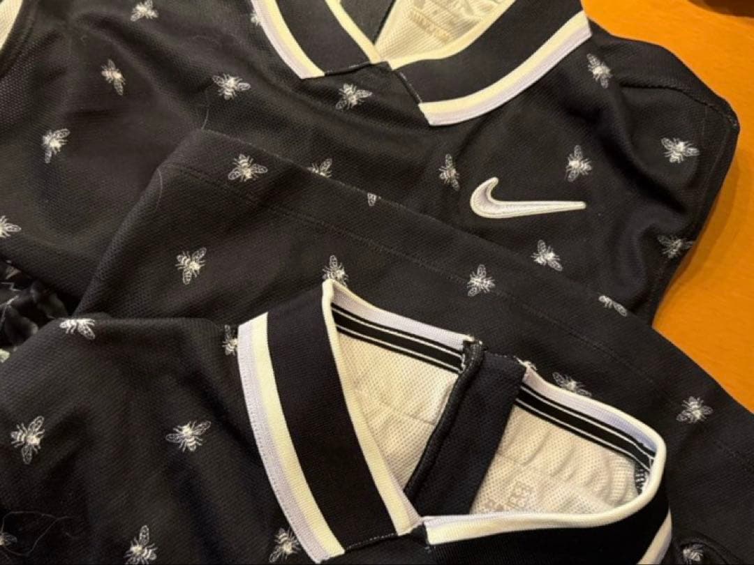 【Nike 】ブラック蜂刺繍トップス2点と花柄スカートセット